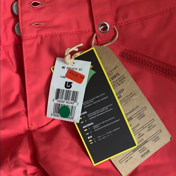 Burton Pink snow Pants XS - Picture 4 of 6